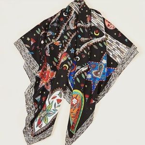 Square Silk 90x90 cm scarf